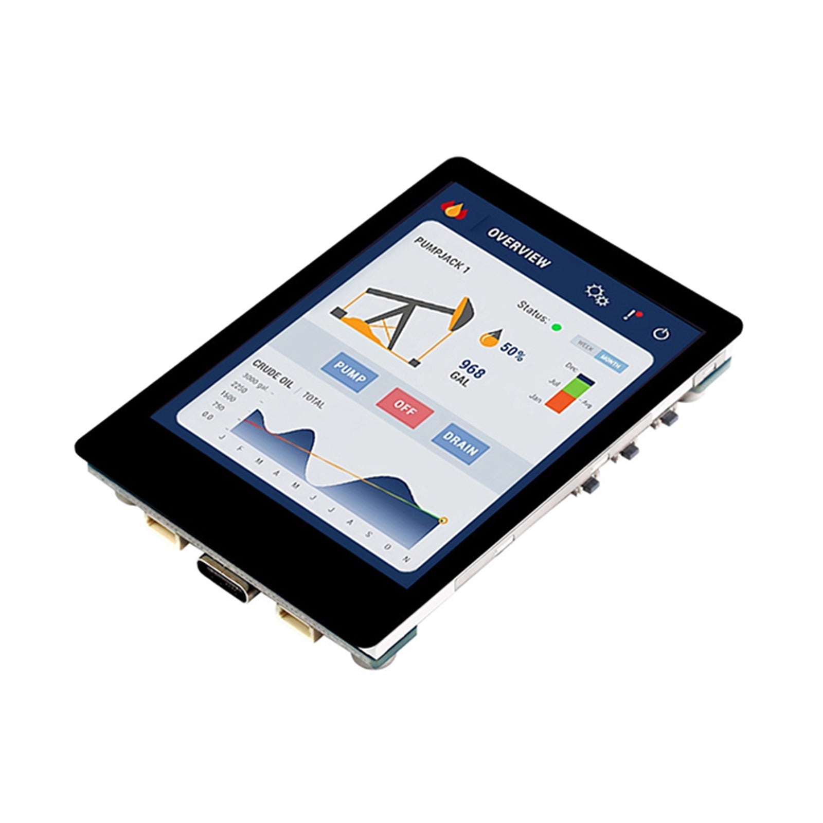 ESP32-S3 1.8 Zoll Drehknopf-Entwicklungsboard Mit Touchscreen, Wi-Fi & Bluetooth, CNC-Gehäuse – Von Waveshare