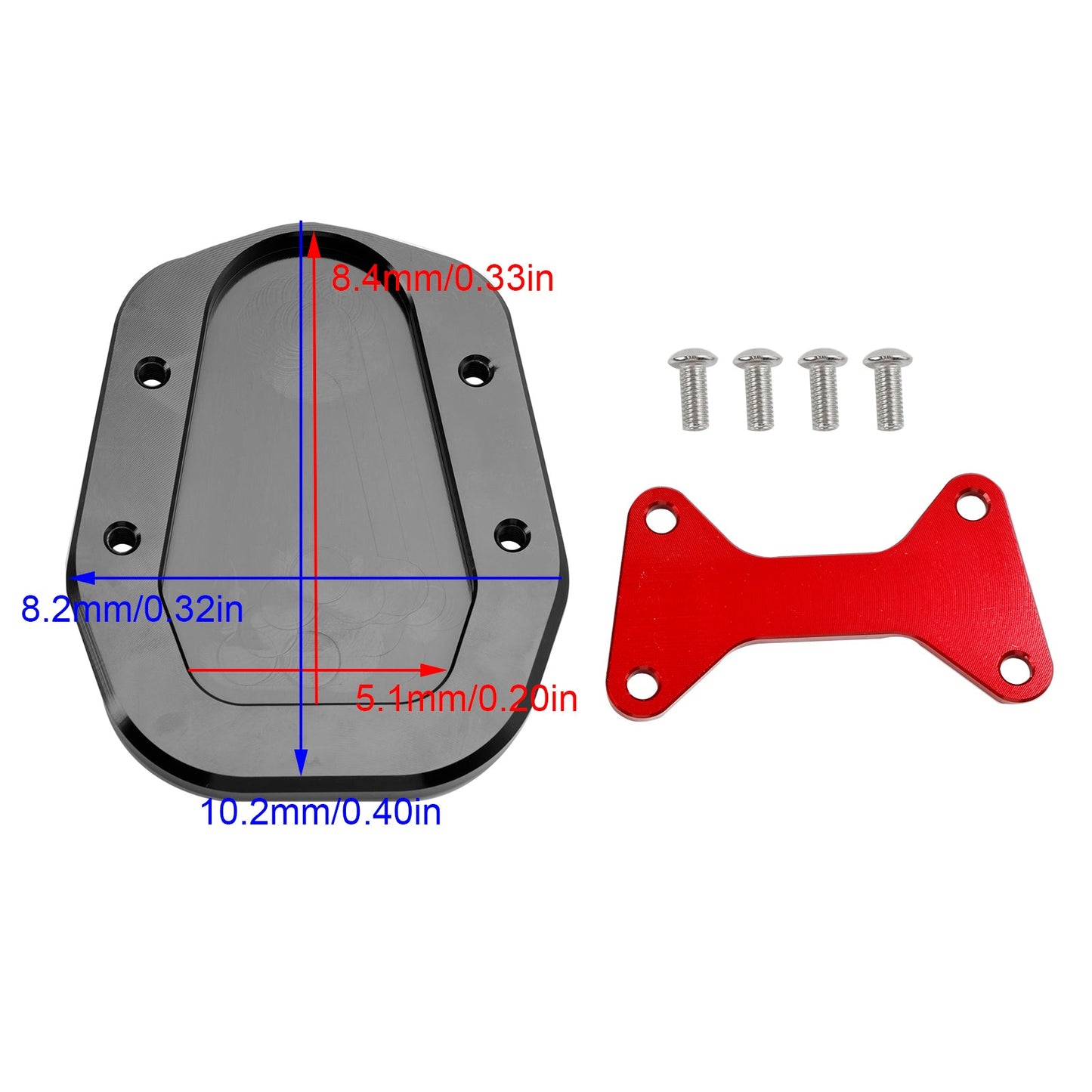 2023-2024 HONDA CT125 Hunter Cub Trail 125 St?nder Vergr??ern Platte Pad