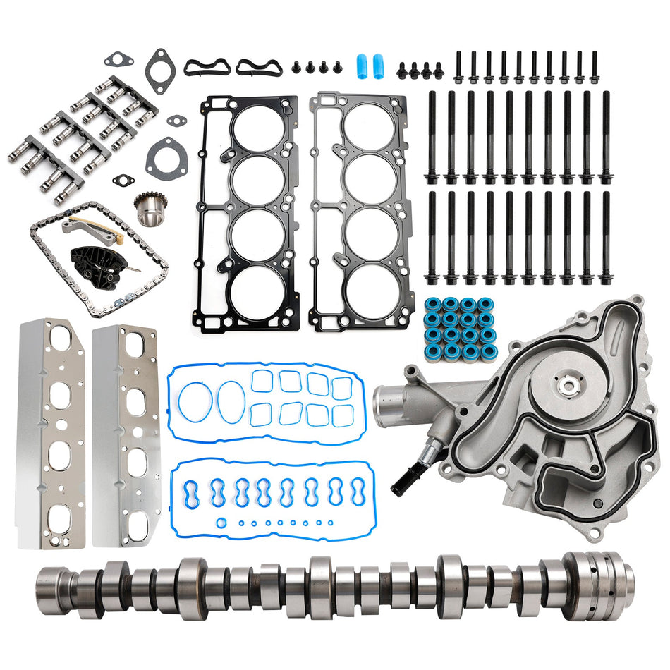 2011-2019 Ram 1500 5,7 l Motor MDS Nockenwellensatz Steuerkettensatz Wasserpumpe 53021726AE 68060714AA