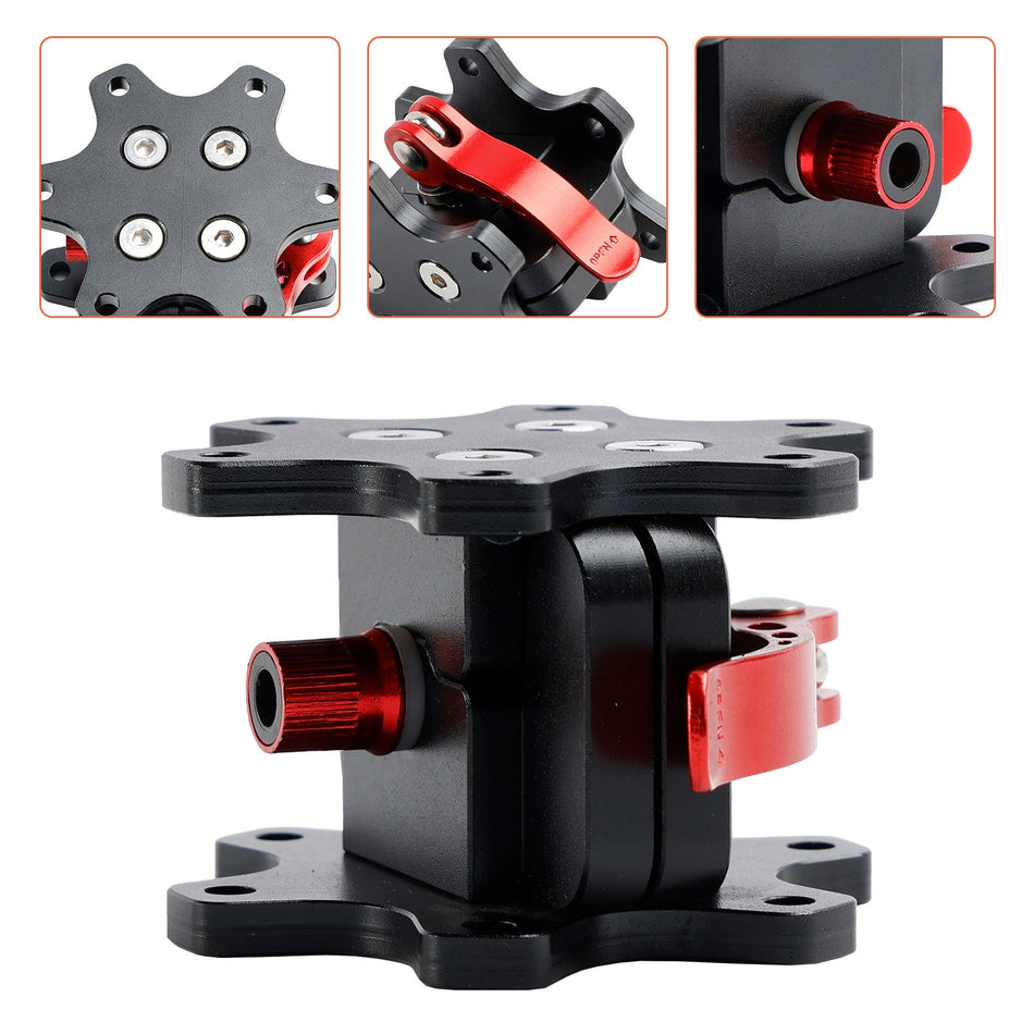 70 mm Thrustmaster/Logitech/Simagic Lenkrad-Schnellspann-Nabenadapter