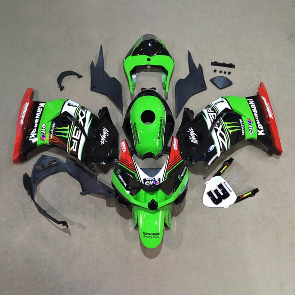 Verkleidungssatz aus ABS-Kunststoff, passend für Kawasaki EX250 Ninja250R 2008-2012