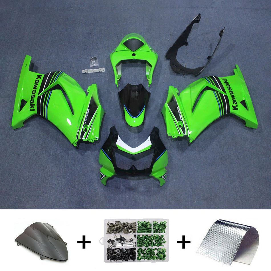 Verkleidungssatz aus ABS-Kunststoff, passend für Kawasaki EX250 Ninja250R 2008-2012