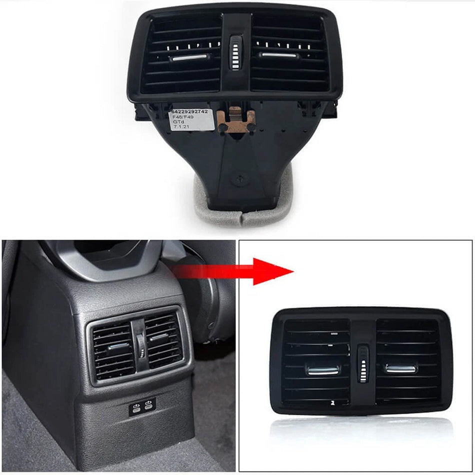 Lüftungsgitter für die hintere Mittelkonsole 64229292742 für BMW X1 X2 F48 F49 F38 F39