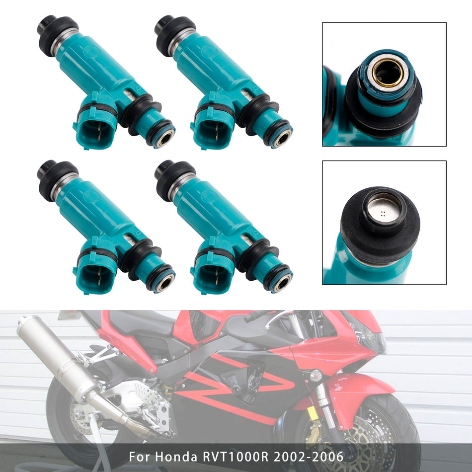 4 STüCK 16450-MCJ-752 Einspritzdüsen Für Honda CBR900RR 02-03 CBR954RR 02-06 RVT1000R