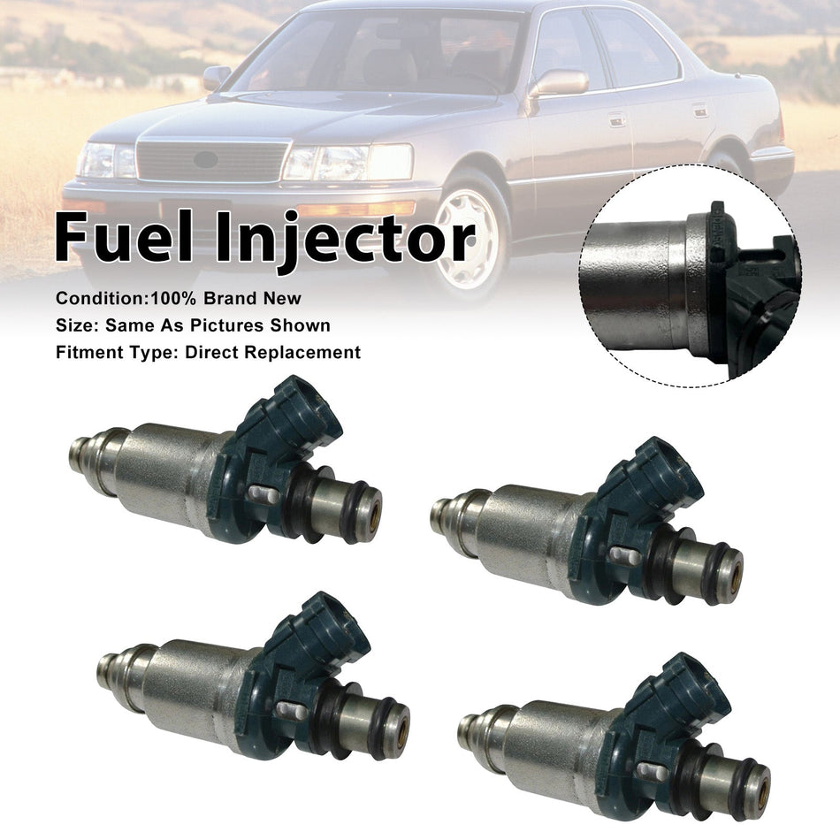 4 Stück Kraftstoffeinspritzdüsen für Lexus LS400 1992-1997 SC400 1992-1997 23250-50020