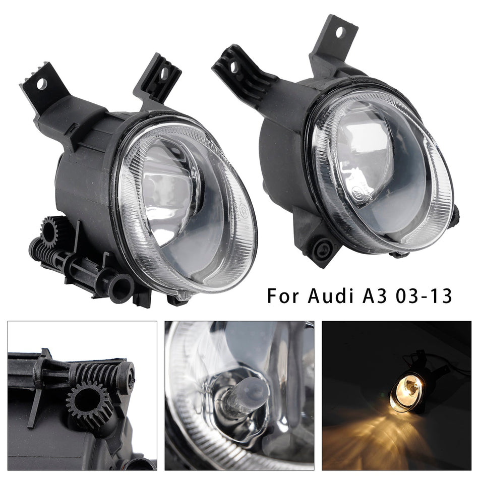 Paar Front Stoßstange Nebel Licht Lampen Für Audi A3 2003-2013 A4 B7 2004-2008