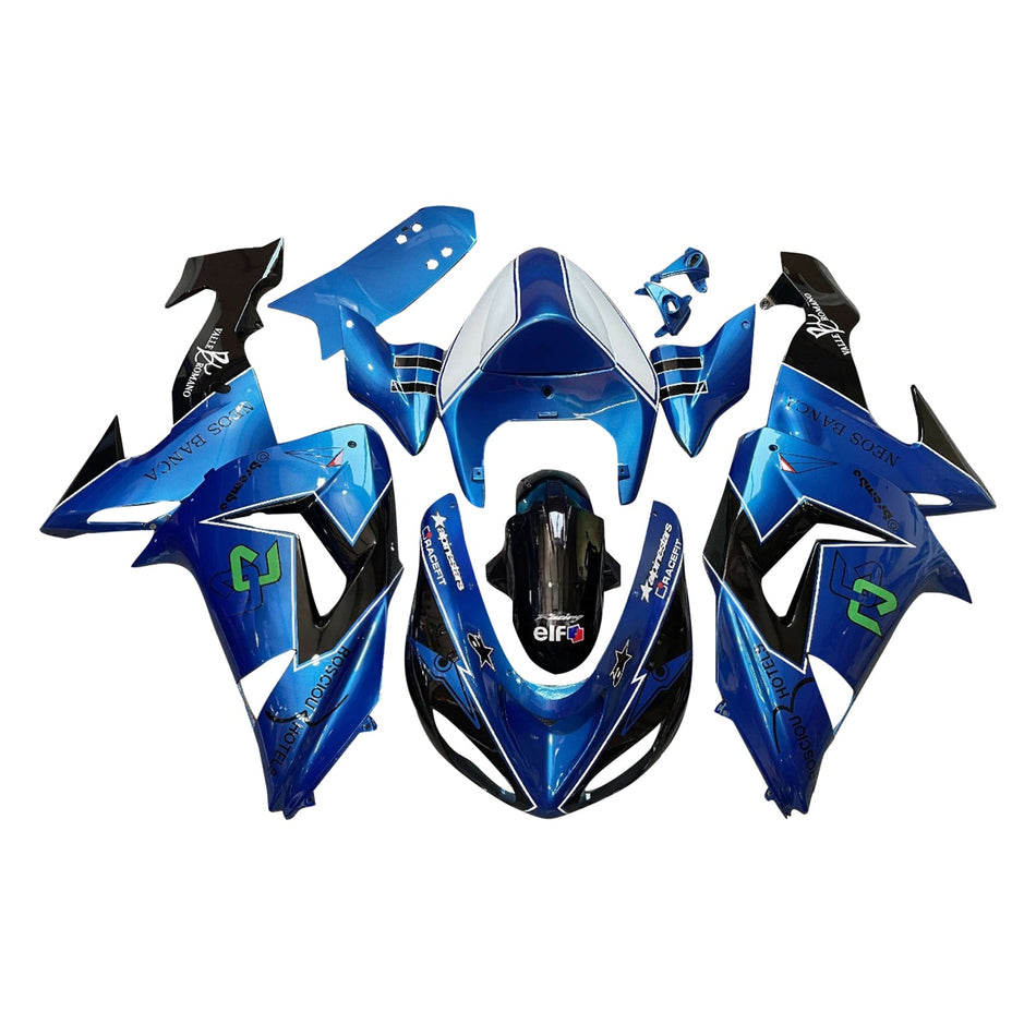 Injection Verkleidung Kit Karosserie Kunststoff ABS fit Für Kawasaki ZX10R 2006-2007
