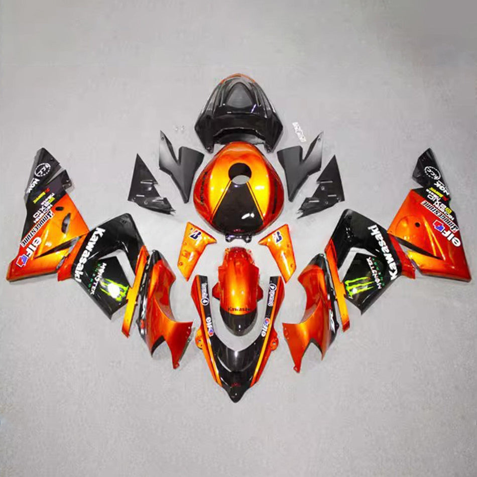 Verkleidungssatz aus ABS-Kunststoff, passend für Kawasaki ZX10R 2004-2005