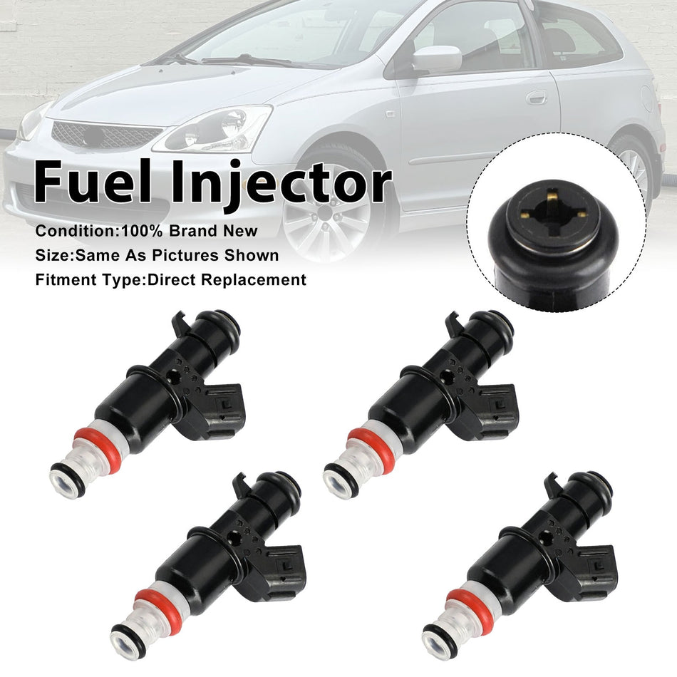4 Stück Einspritzdüsen für Honda Civic Si 02-05 CR-V 2002-2004 16450-PPA-A01