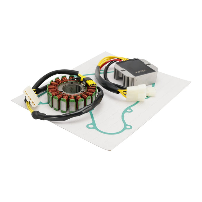 Lichtmaschine Stator &amp; Regler mit Dichtung Für Bajaj Pulsar Rs200 BS4 BS6 17-2023