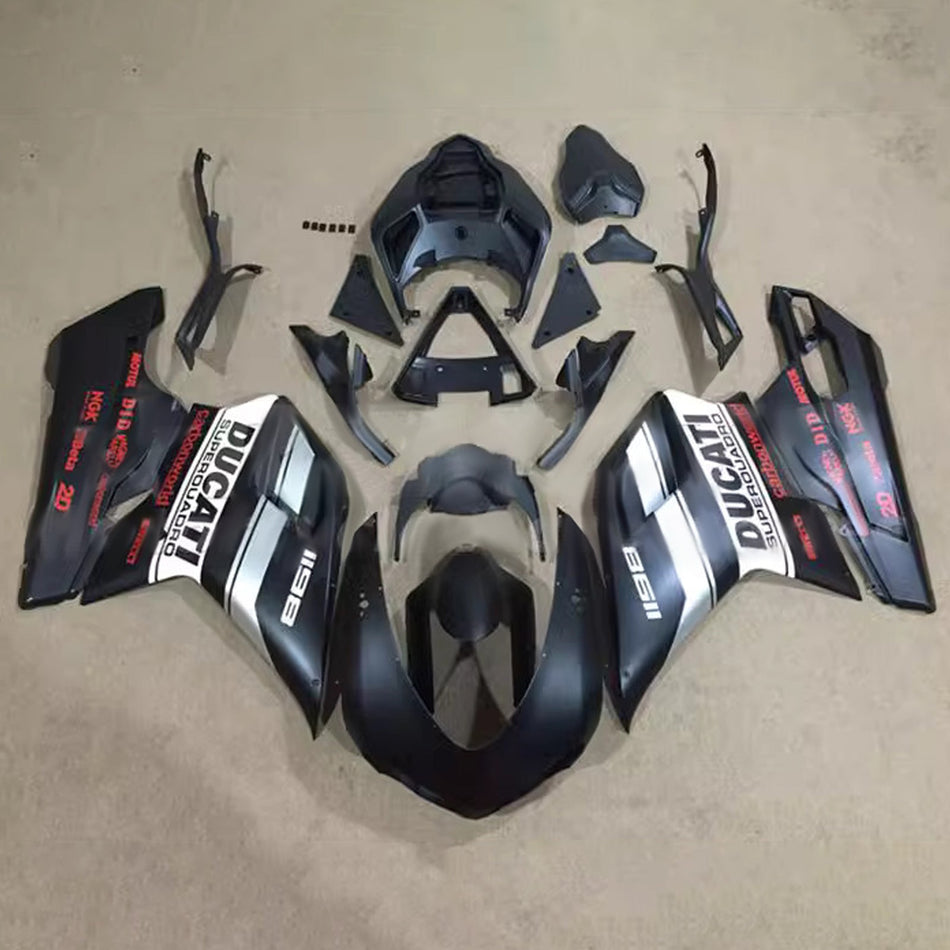 2007-2011 Ducati 1098 1198 848 Verkleidungssatz Karosserie ABS