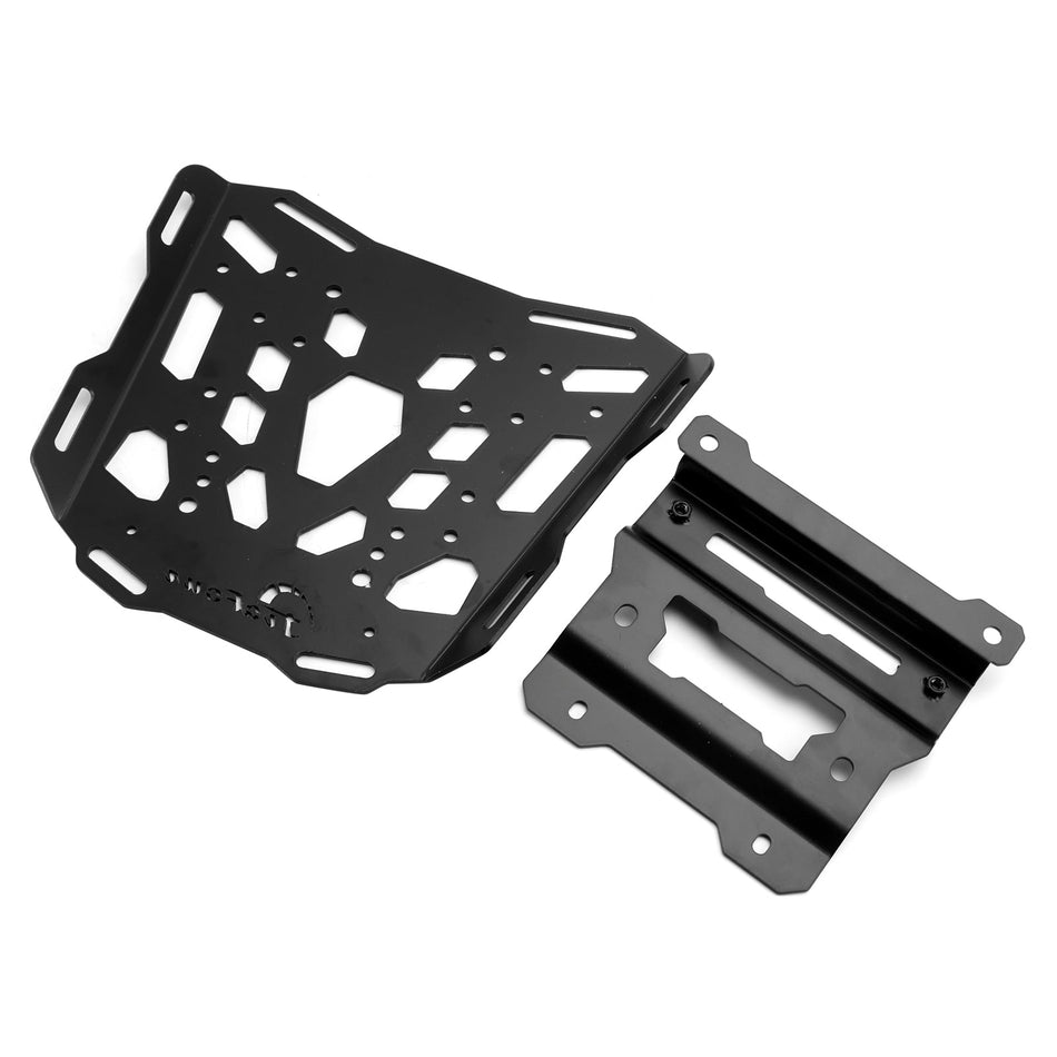 2020-2024 Tiger 900 / GT / GT Pro / Rally / Rally Pro SCHWARZES ALUMINIUM-TOP-RACK-TRÄGER-GEPÄCKPLATTE