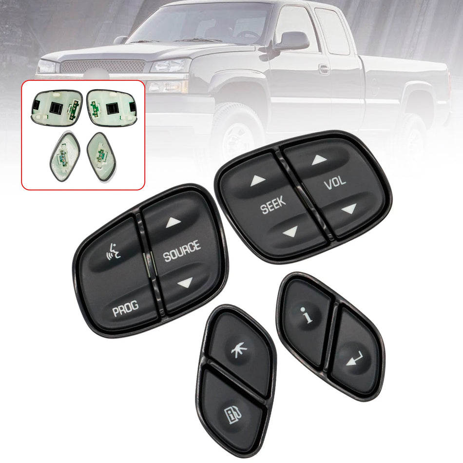 4-flammige Lenkradschalter-Bedienknöpfe für Chevy Suburban 2003-2006