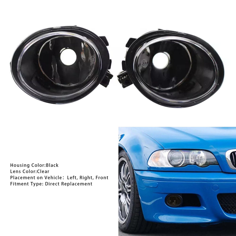 Paar Nebelscheinwerfer Lampen ohne Leuchtmittel für BMW E46 3er 2001-2006