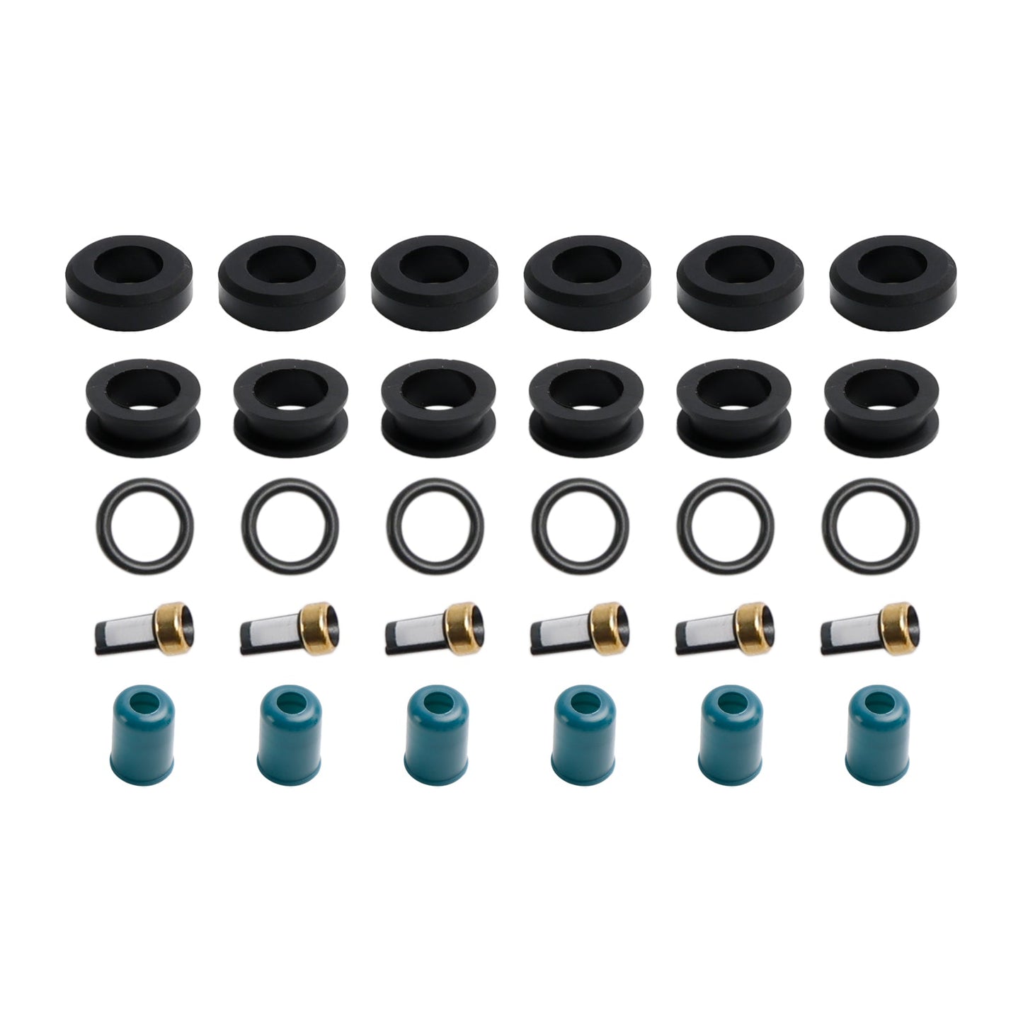 1988-1995 Toyota 3VZE 3,0 L Lkw Kraftstoff Injektor Reparatur Dichtung Rebuild Kit