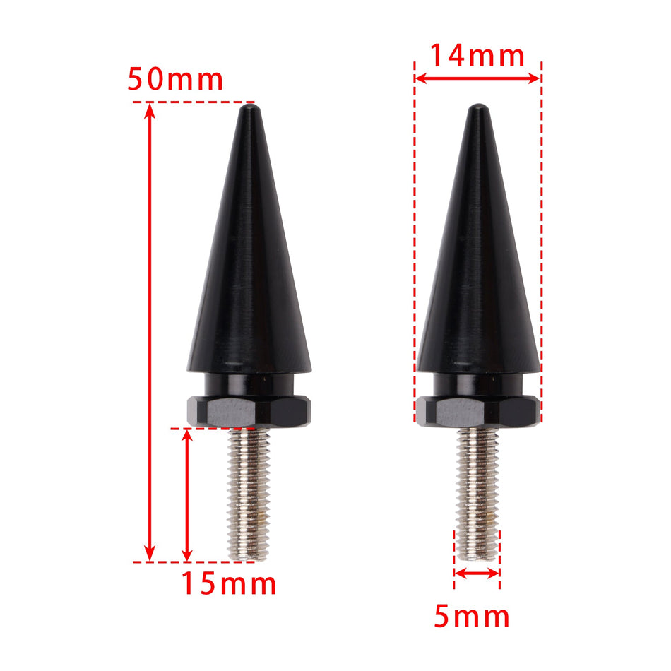 4x schwarze Befestigungsschrauben für die Windschutzscheibenverkleidung für Road Glide FLTR 2015-2025