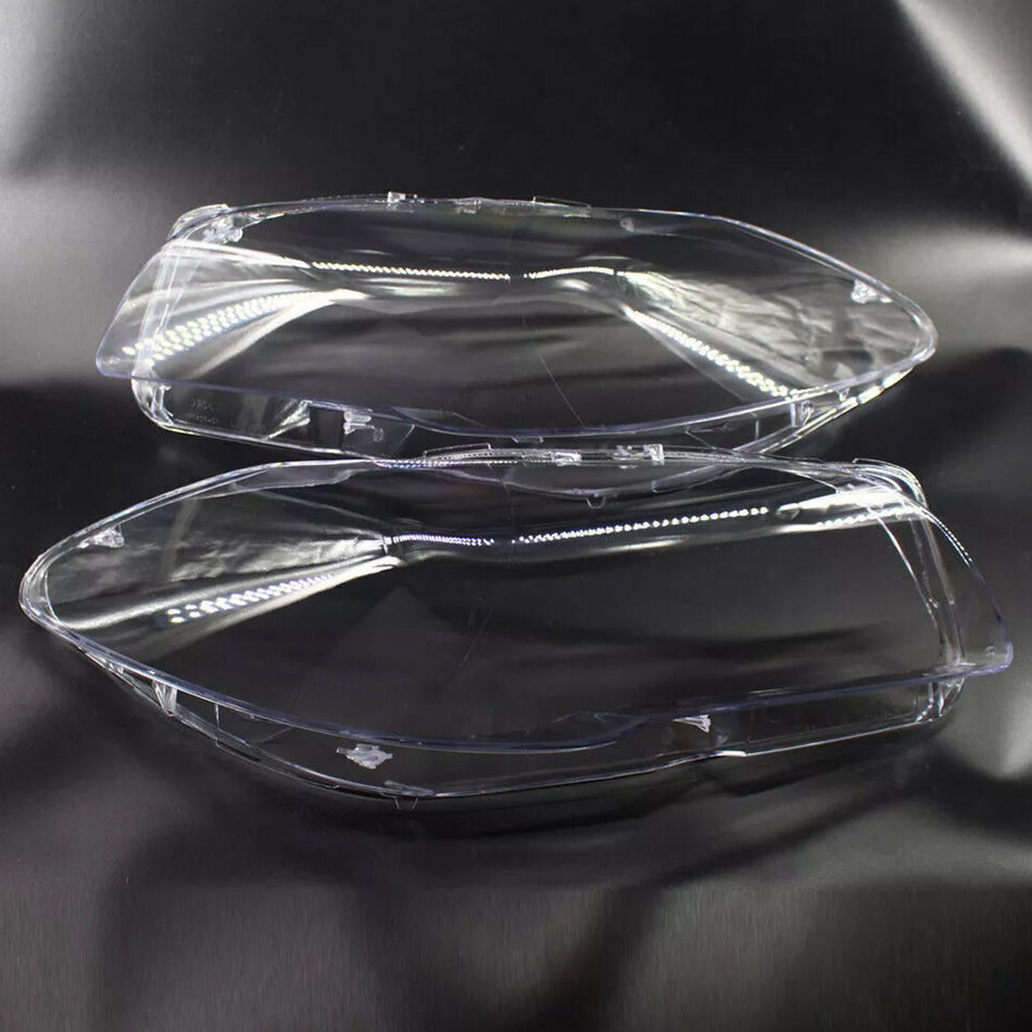 2010-2013 BMW 5 F10 F11 F18 2 STÜCKE Frontscheinwerfer Objektivabdeckung Lampenschirm L&amp;R 63117271912 63117271911