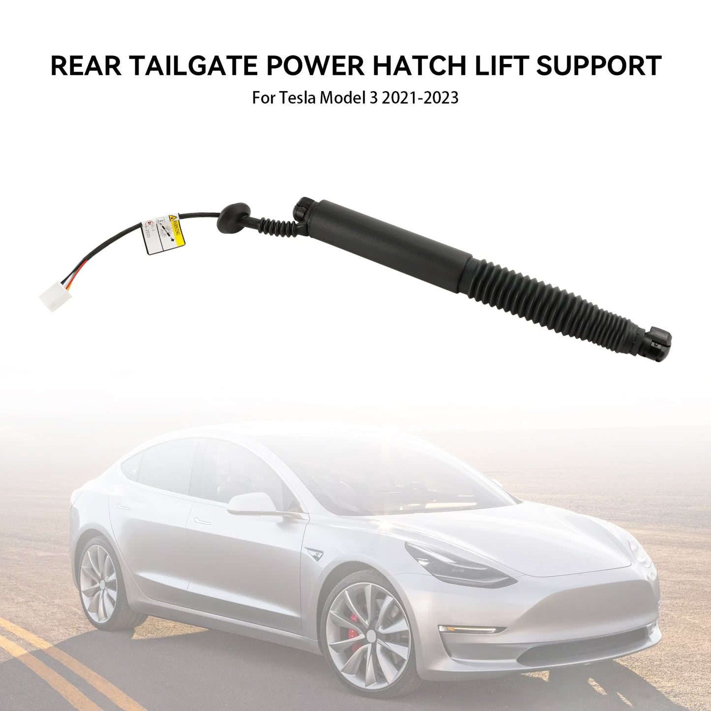 2021-2023 Tesla Model 3 Power Heckklappe Power Lift Unterstützung Struthz Linke Seite