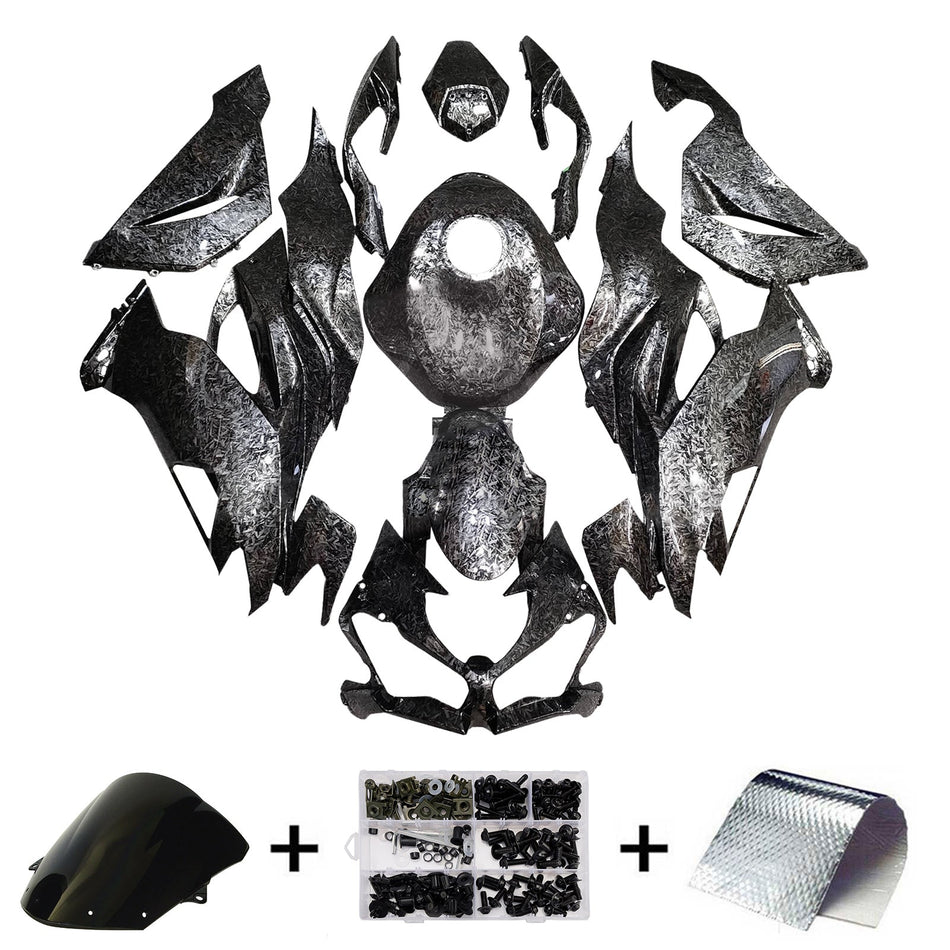 Injection Verkleidung Kit Karosserie Kunststoff ABS fit Für Kawasaki ZX6R 2019-2023