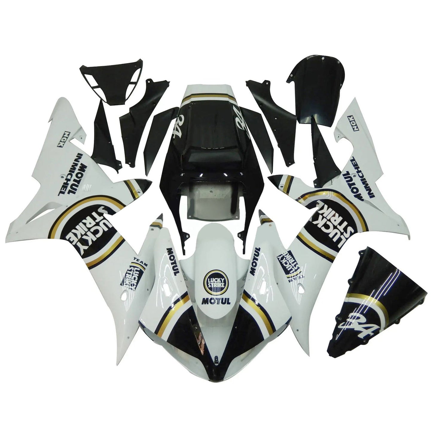 2002-2003 Yamaha YZF 1000 R1 Einspritzverkleidungssatz Karosserie Kunststoff ABS