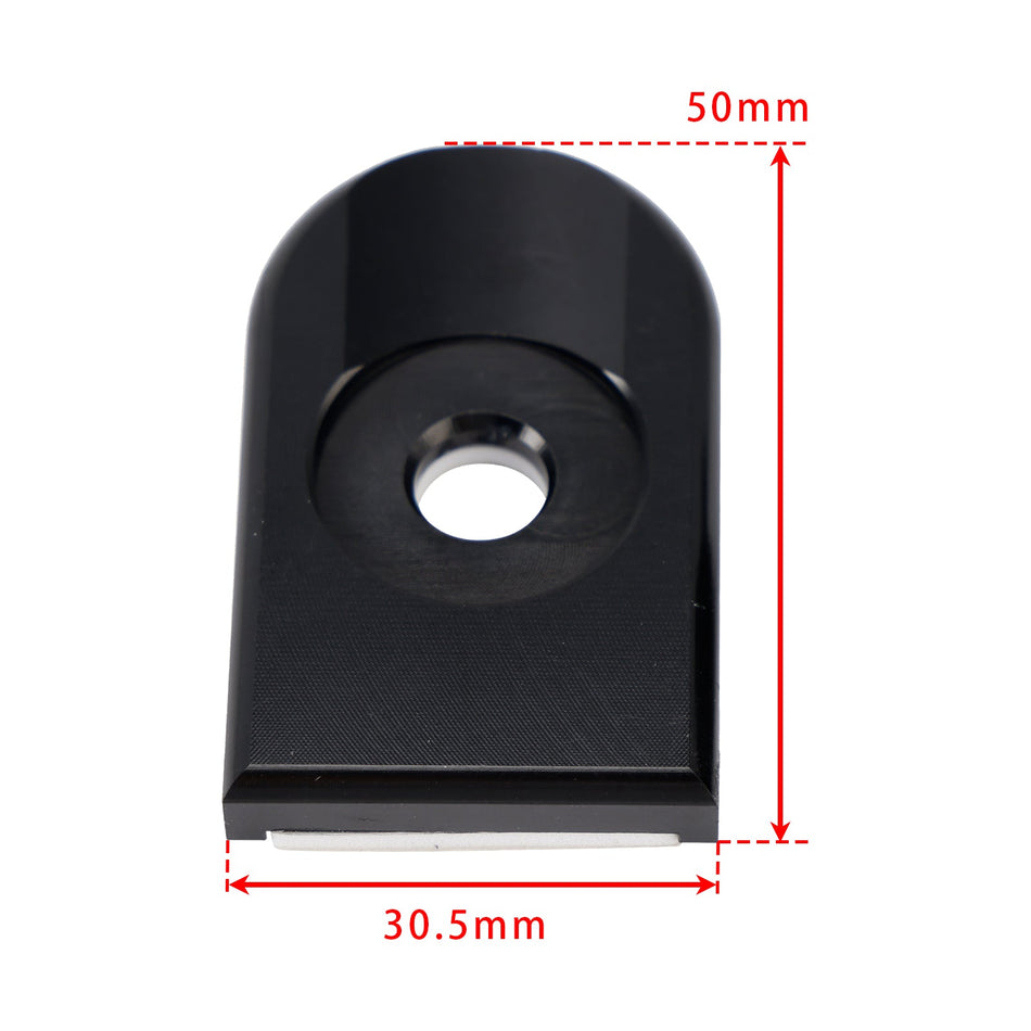 1/4""-20 Schwarzes Sitzschrauben-Schraubenplatten-Entriegelungsset für Touring Softail Dyna 96-23