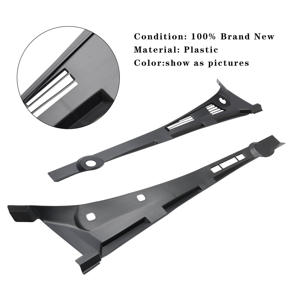 1992–1992 BMW 318i Links + Rechts Windschutzscheibe Cowl Cover 51711960843 44