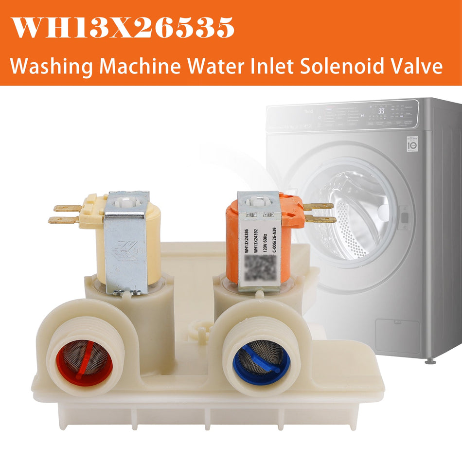 WH13X26535 Magnetventil für Wassereinlass von GE-Waschmaschinen