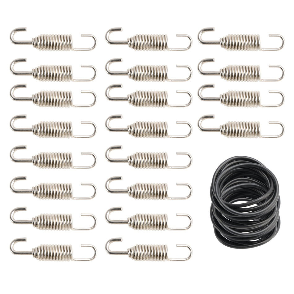20er-Pack Edelstahl-Auspufffedern, drehbar, für 250 300 EXC SX XC 1999–2025