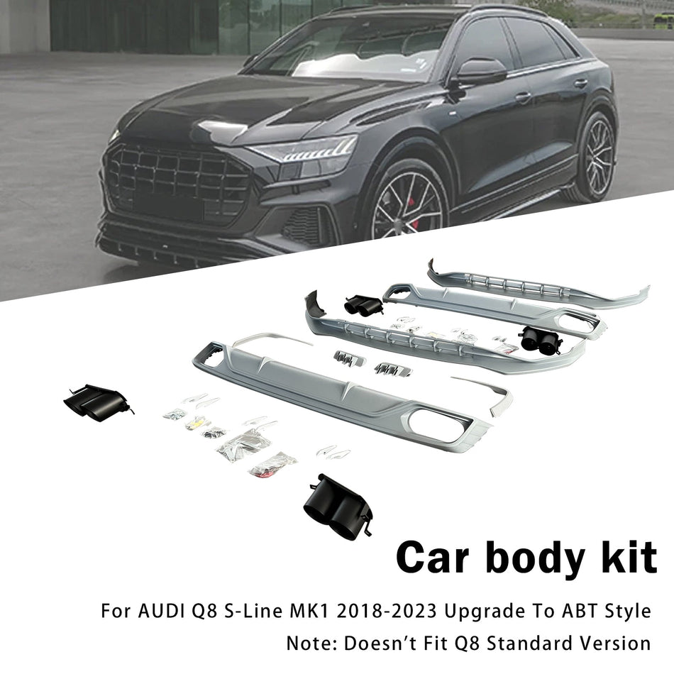 2018–2023 Audi Q8 S-Line MK1 Upgrade auf ABT Style Bodykit Stoßstange