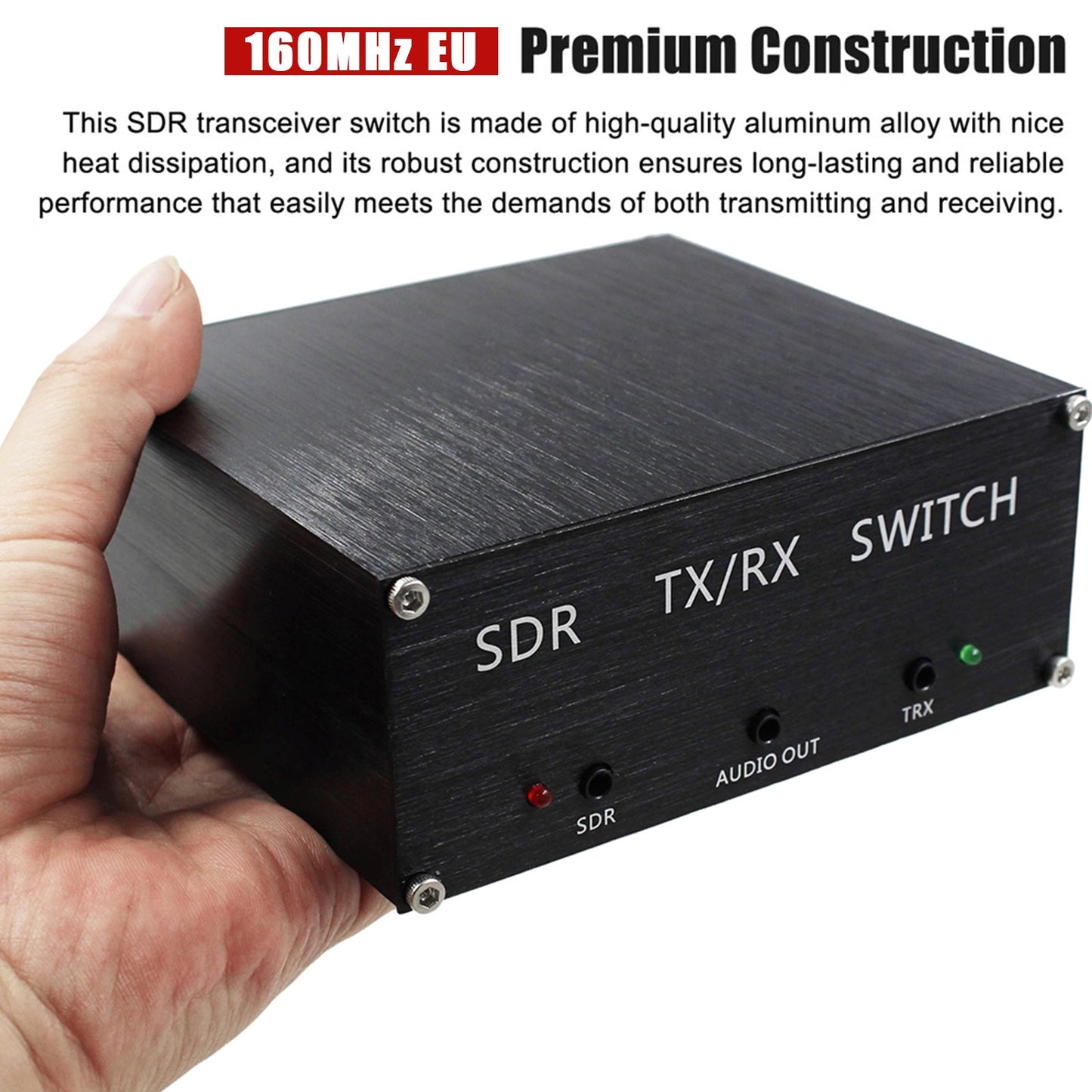 SDR Empfangsschaltantenne Sharing Transceiver TR Switch Box 100W DC 160MHz EU Stecker