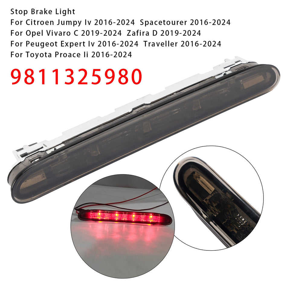 LED-Rücklicht 9811325980 für Citroen Jumpy und Peugeot Expert, Schwarz