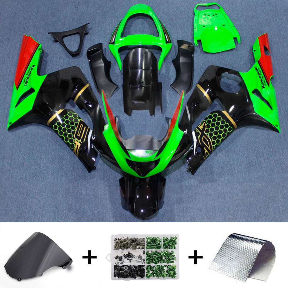Verkleidungssatz aus ABS-Kunststoff, passend für Kawasaki ZX6R 636 2003-2004