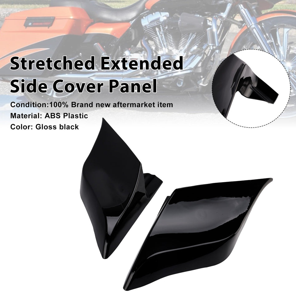 2009–2013 Touring Electra Street Road Glide gestreckte erweiterte Seitenabdeckung
