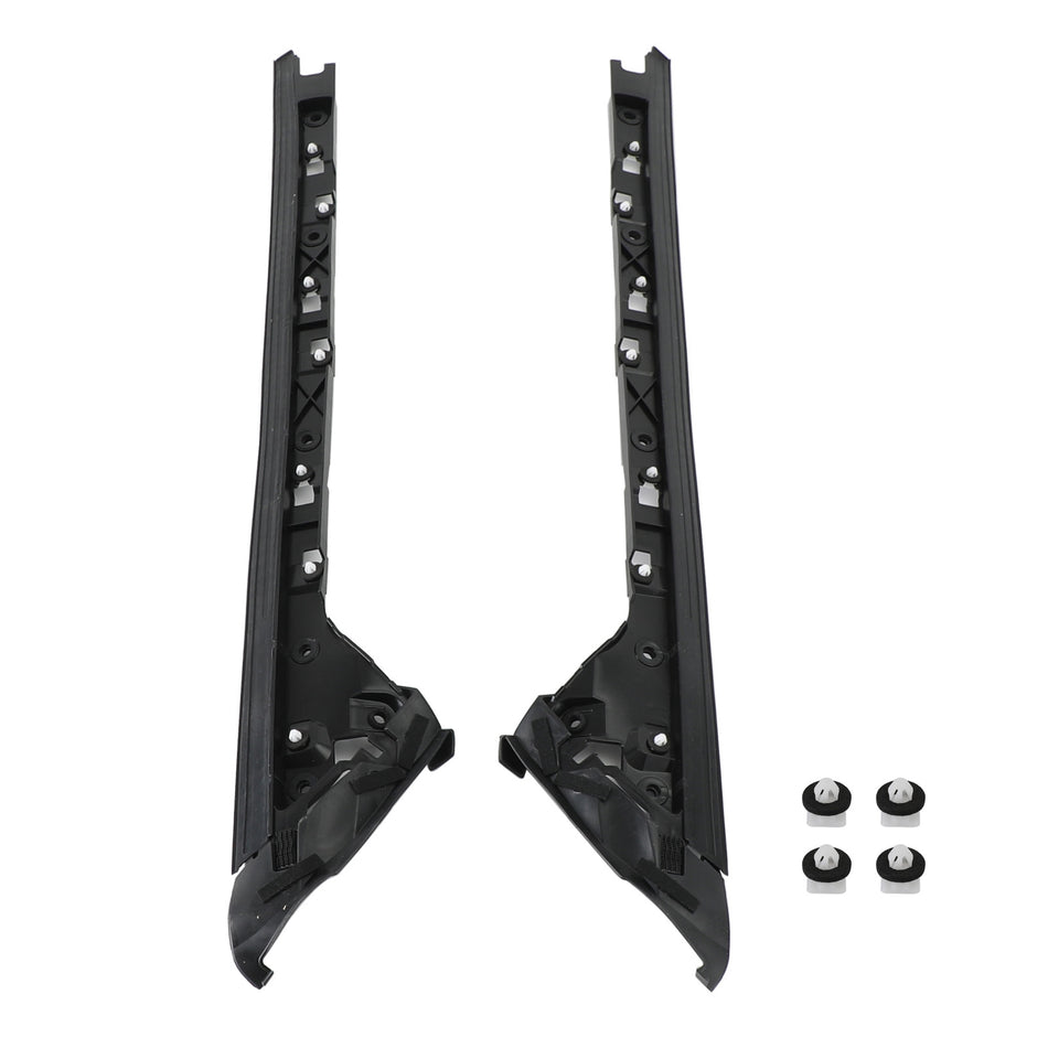 LH+RH Windschutzscheibe Inner Trim Säule Formgebung Für Ford Explorer 2011-2019