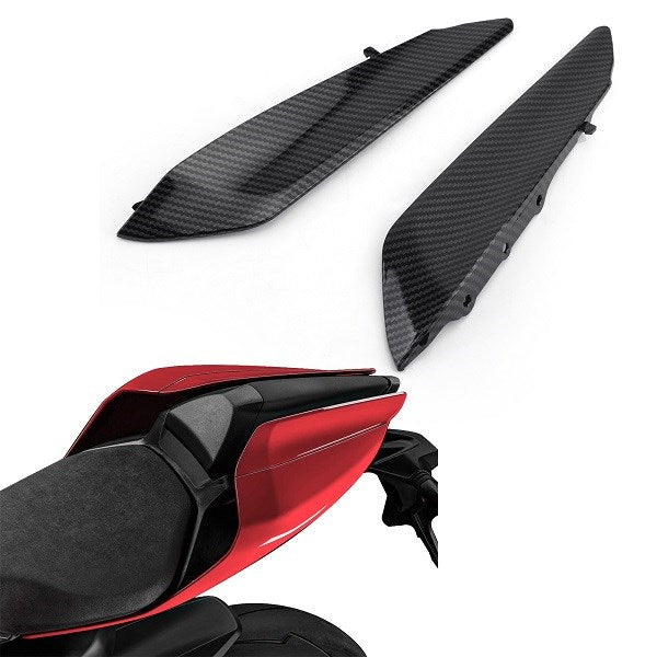 Rear Tail Side Seat Panel Trim Fairing Cowl Cover For Ducati 1299 2015-2024 Carbon