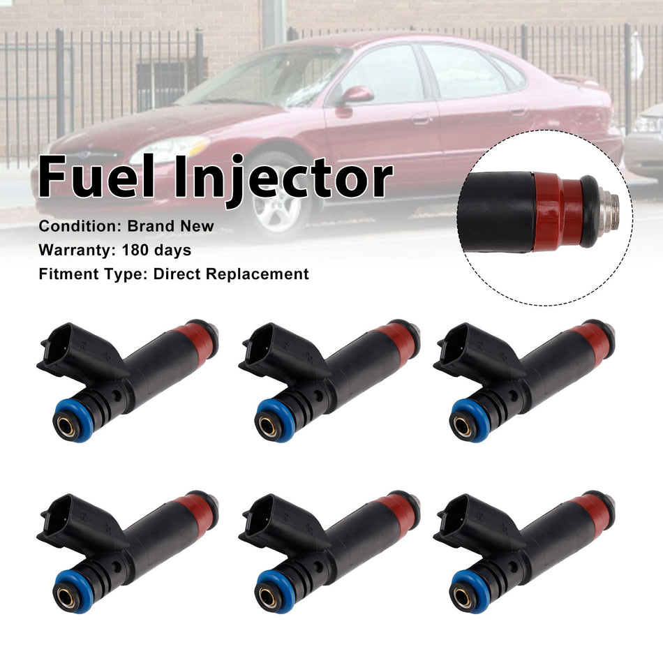 2006-2007 Für Ford Taurus 3.0L V6 6 Stück Einspritzdüsen 6F1E-A4A 6F1EA4A