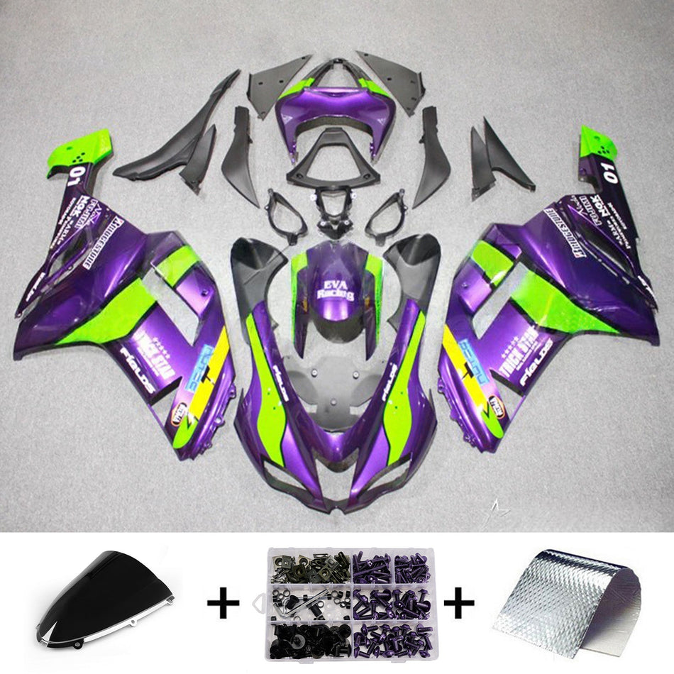 Verkleidungssatz aus ABS-Kunststoff, passend für Kawasaki ZX6R 636 (2007-2008)