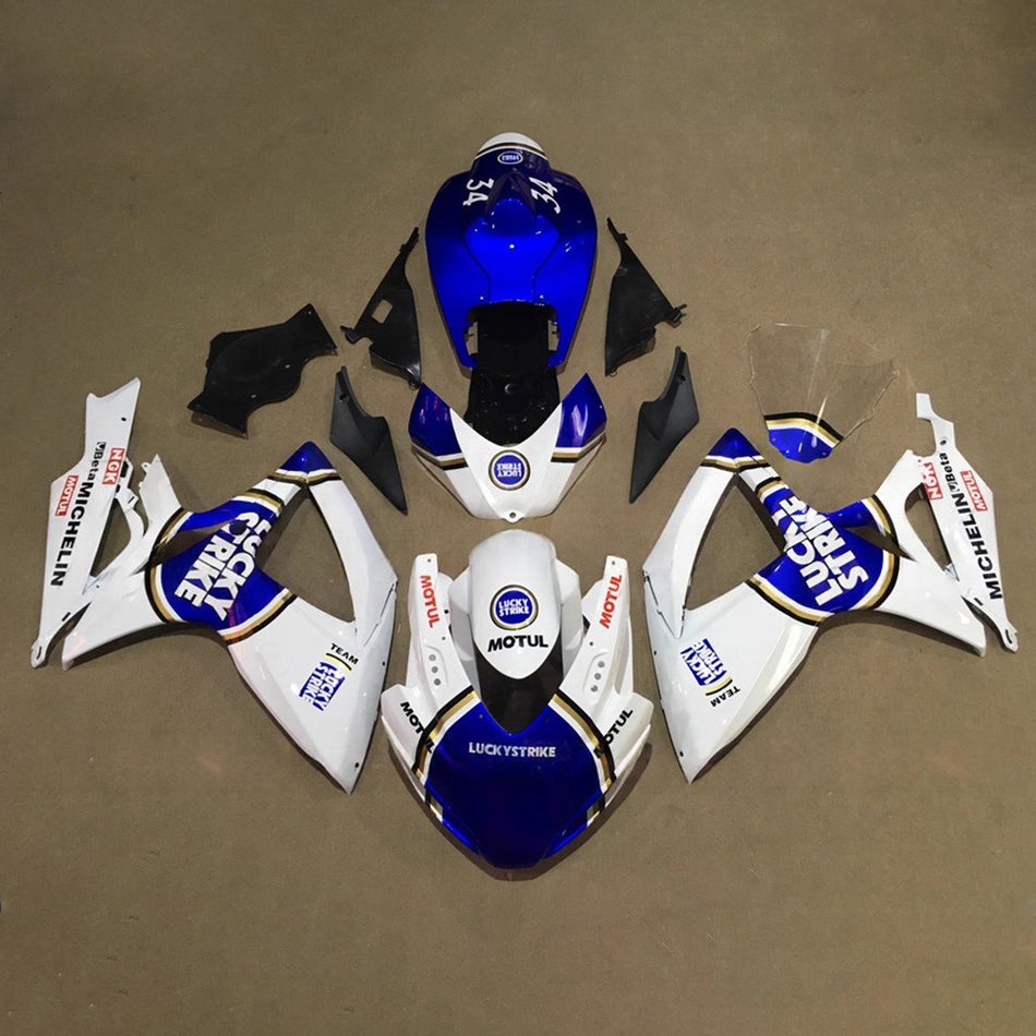 Verkleidungssatz aus ABS-Kunststoff für Suzuki GSXR 600/750 2006-2007 K6