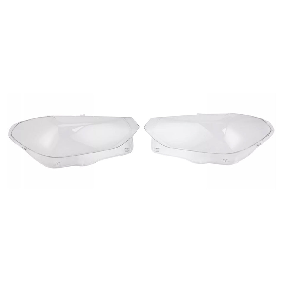 2018-2021 BMW X3 X4 G01 G02 G08 2PCS Frontscheinwerfer Glas Klar Abdeckung