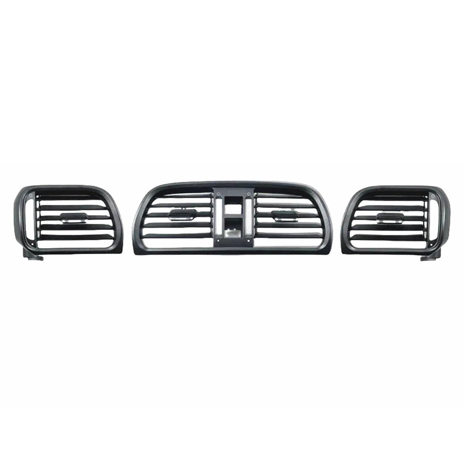 2004–2012 Porsche GT2 GT3 997 Abdeckung für die mittlere Lüftungsdüse links/rechts, grau, Teilenummer: 99755214105, 99755213105, 99755213205