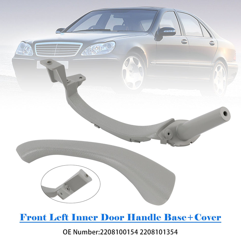 1998–2003 Mercedes-Benz S-Klasse W220 Türgriffbasis innen vorne links + Abdeckung