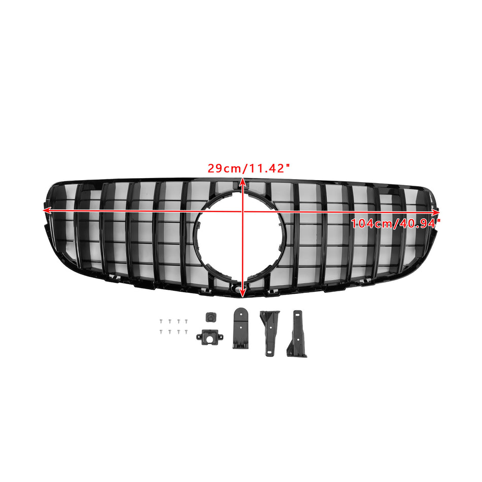 GT Style Front Bumper Grill Grille Für Mercedes Benz GLC X253 C253 2015-2019