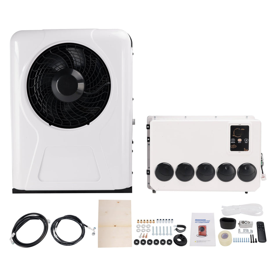 24-V-Gleichstrom-Klimaanlage für Wohnmobile, Wohnwagen und LKWs (13000 BTU)