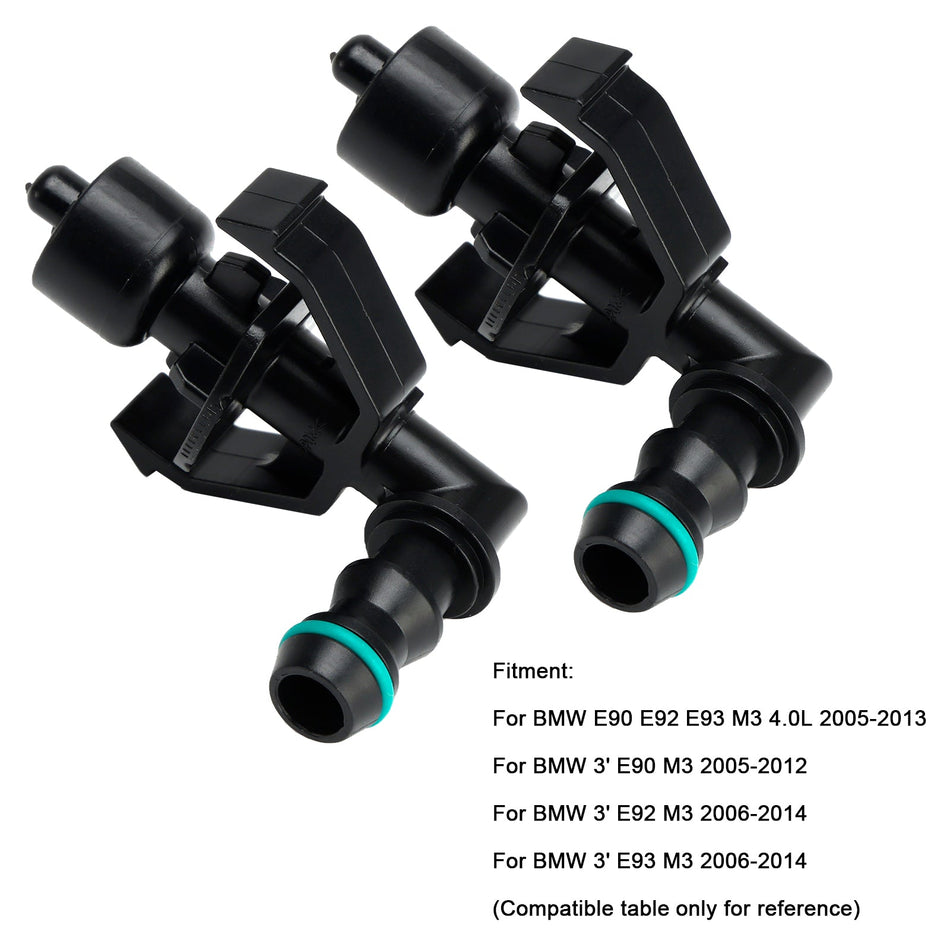 1 Paar Frontscheinwerfer-Waschdüsen 61678044541 für BMW M3 2005-2013