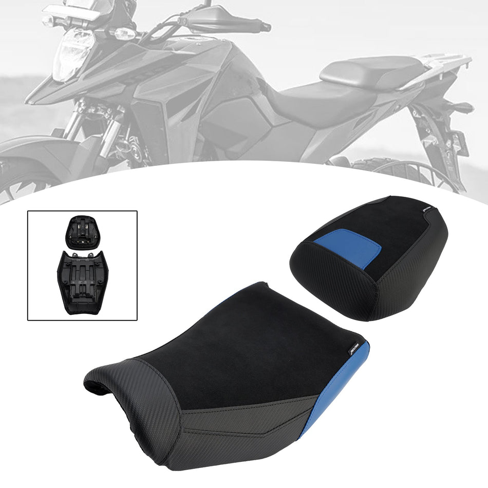 2024-2025 Für Suzuki V-Strom250Sx Raider Soziussitz-Set vorne & hinten, blau