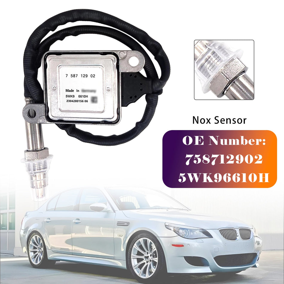 NOx-Sensor 758712902 5WK96610H für BMW E90 E91 E93 E60 E61 E63 E64 325i 330i 525i 530i 630i