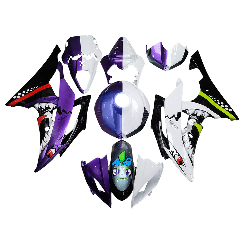 Verkleidungssatz aus ABS-Kunststoff für Yamaha YZFR6 YZF-R6 2008-2016