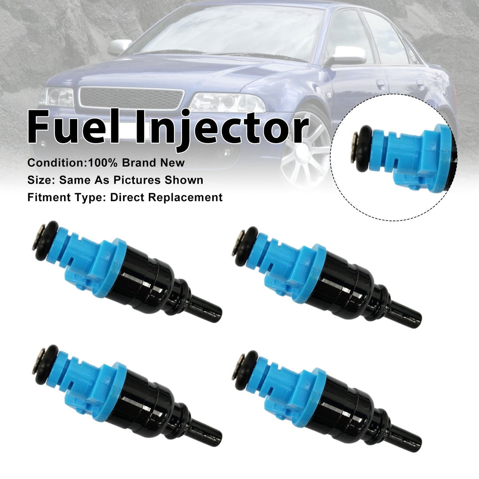 4 Stück Einspritzdüsen für Audi A4 1.6L (94-08) und 1.8 quattro (1995-2000), Teilenummer 058133551F