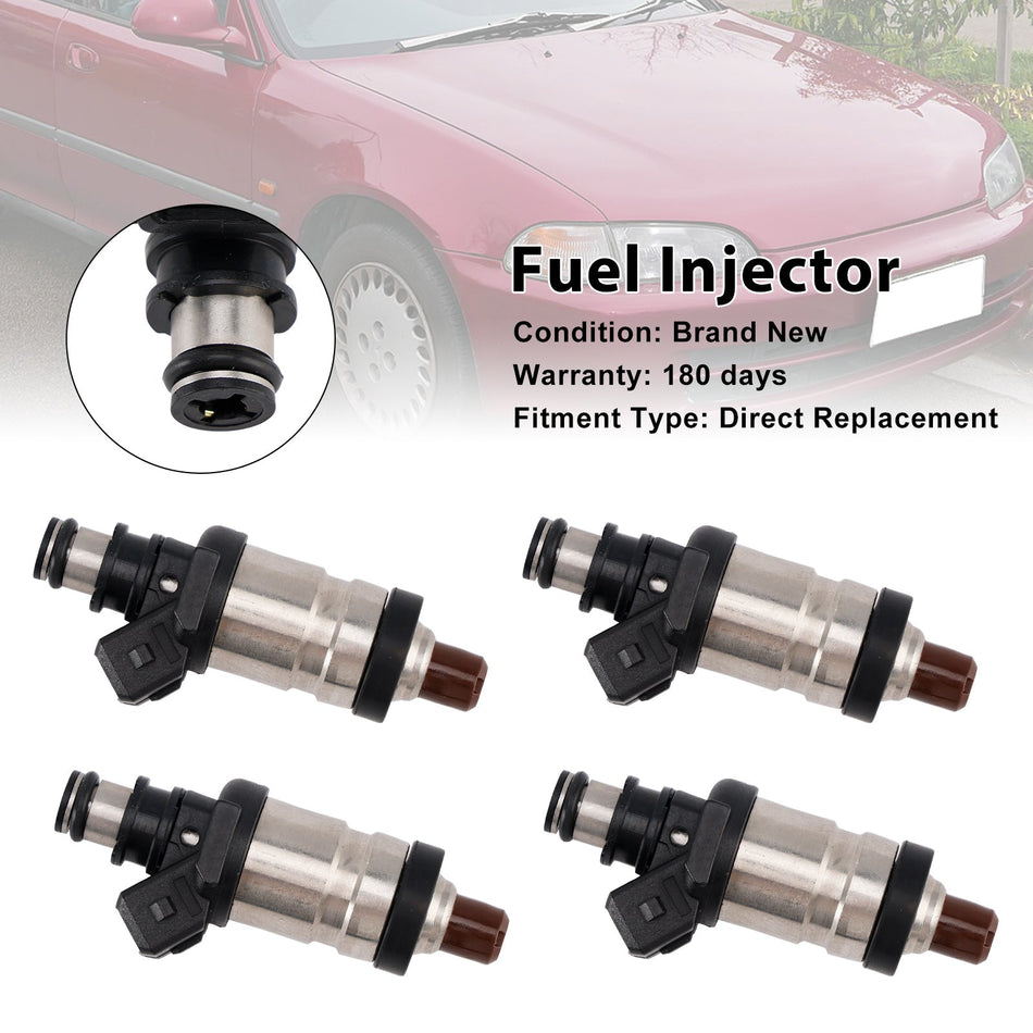 4PCS Kraftstoff Injektor 06164-P06-A01 Fit Civic Del Sol 1,5 L 1,6 L Integra 1,7 L 1,8 L