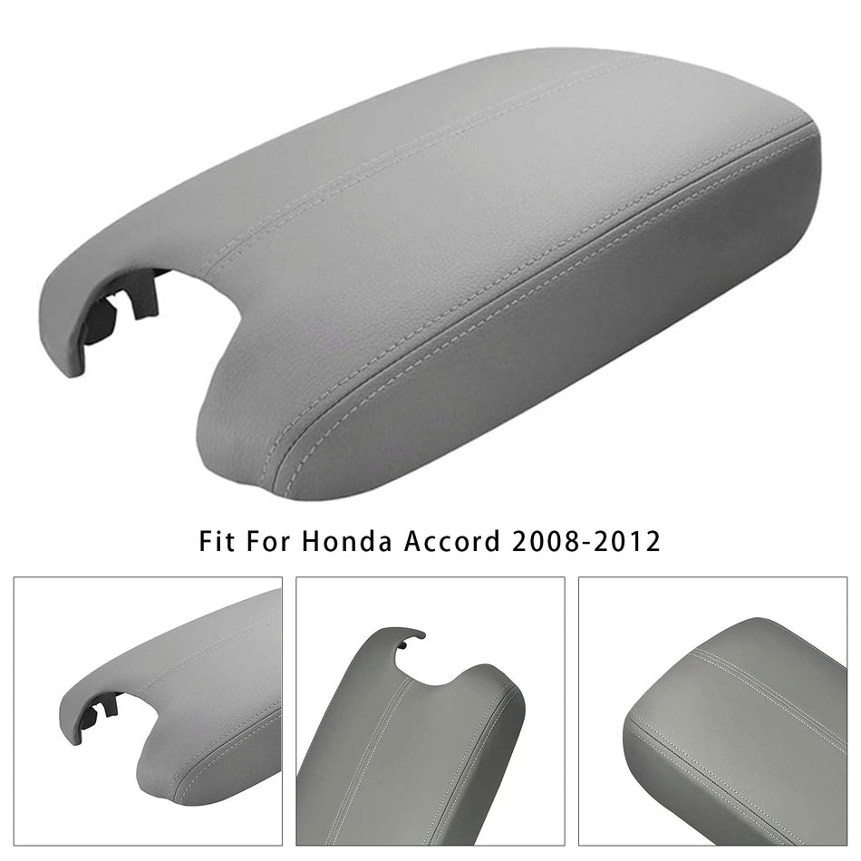 2008–2012 Honda Accord grau Leder Armlehne Mittelkonsole Deckel